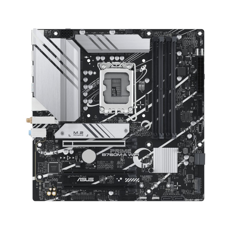 ASUS PRIME B760M-A WIFI - LGA 1700 - micro ATX - Intel B760 90MB1EL0-M1EAY0