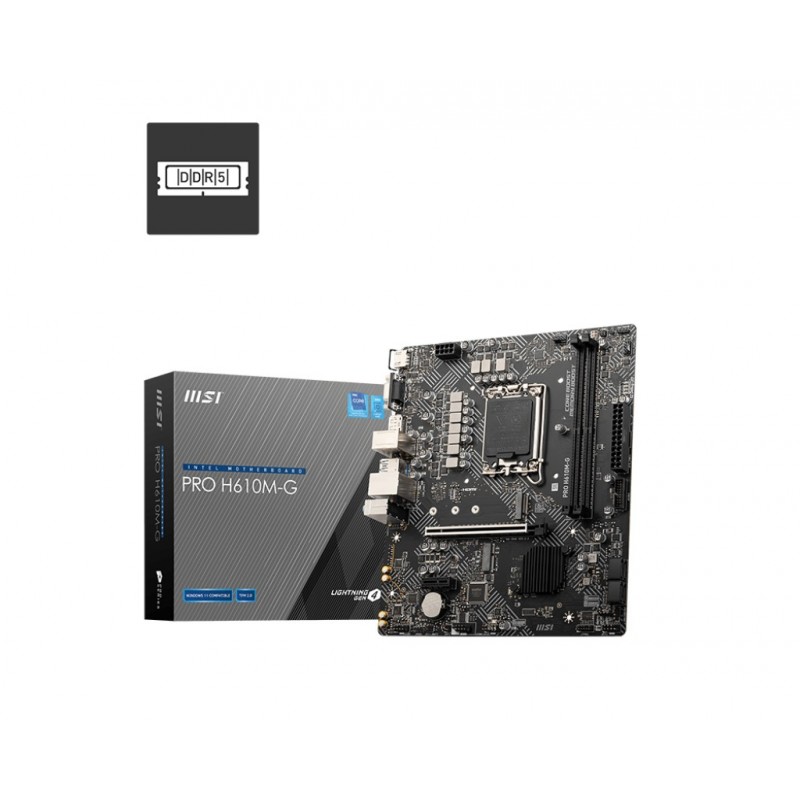 MSI PRO H610M-G - LGA 1700 - micro ATX - Intel H610 911-7D46-075