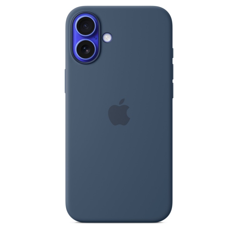 Apple Funda de silicona con MagSafe para el iPhone 16 Plus - Azul denim MYYA3ZM A