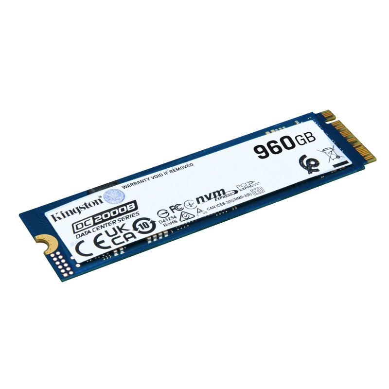 Kingston Technology DC2000B - 960GB M.2 3D TLC PCI Express 4.0 SEDC2000BM8 960G