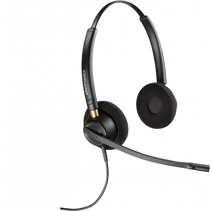 POLY Auriculares digitales binaurales EncorePro 520D Negro 783P5AA