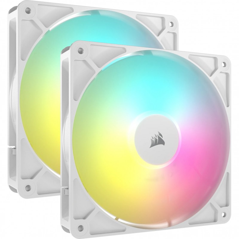 Corsair RS140 ARGB Carcasa del ordenador Ventilador 14 cm Blanco 2 pieza(s) CO-9050187-WW