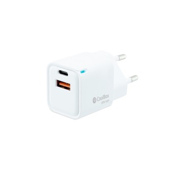 CoolBox Cargador USB 20W con tecnología GaN COO-CUP-20CA