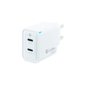 CoolBox Cargador USB 35W con tecnología GaN COO-CUP-35CC