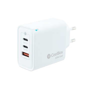 CoolBox Cargador USB 65W con tecnología GaN COO-CUP-65CCA