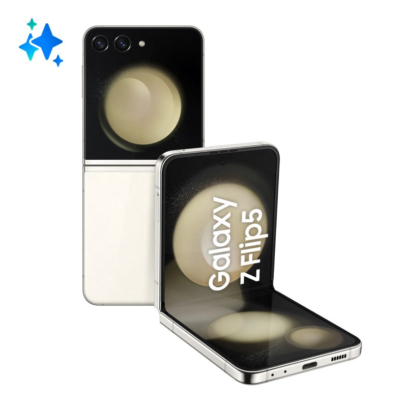 Samsung Galaxy Z Flip5 SM-F731B Crema de color - 8GB - 512GB - 5G F731 8-512 CR