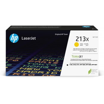 HP Cartucho de tóner Original LaserJet 213X de alto rendimie Original Amarillo W2132X