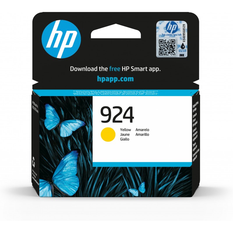 HP Cartucho de Tinta Original 924 amarillo   4K0U5NE301
