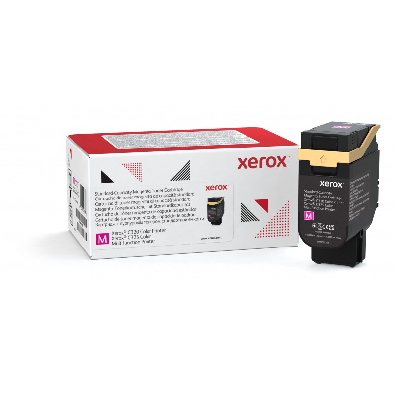 Xerox C320 C325 Cartucho de tóner magenta de capacidad están Original Magenta 006R04821