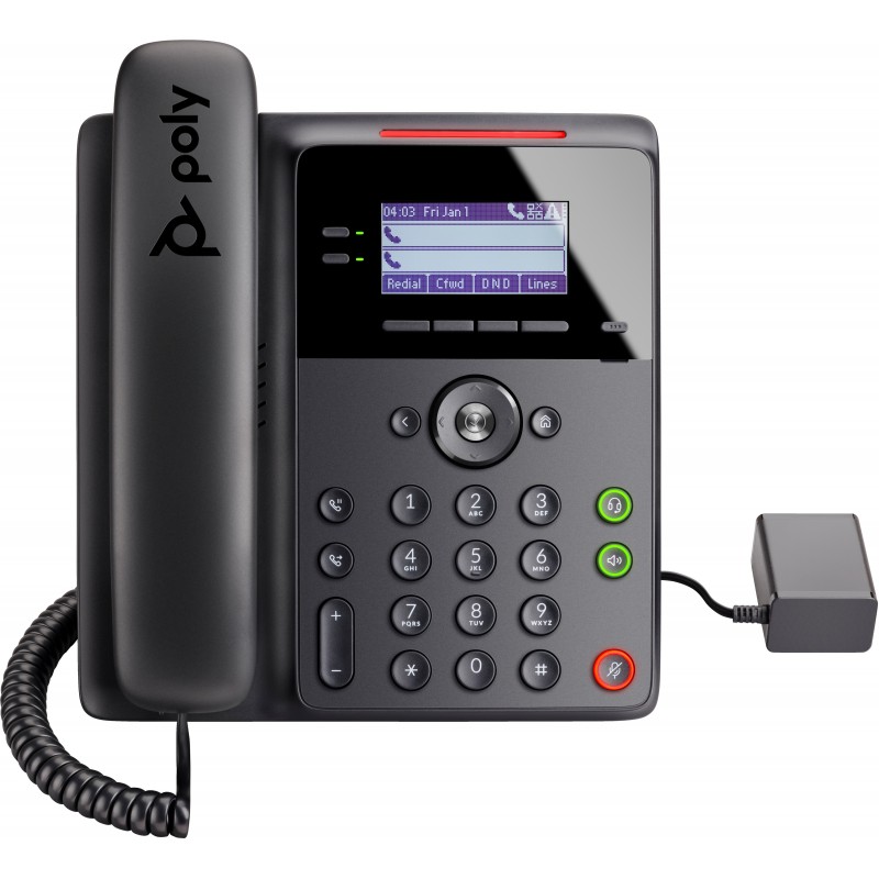 POLY Teléfono IP Edge B30 y habilitado para alimentación a través de Ethernet (PoE) 82M84AA