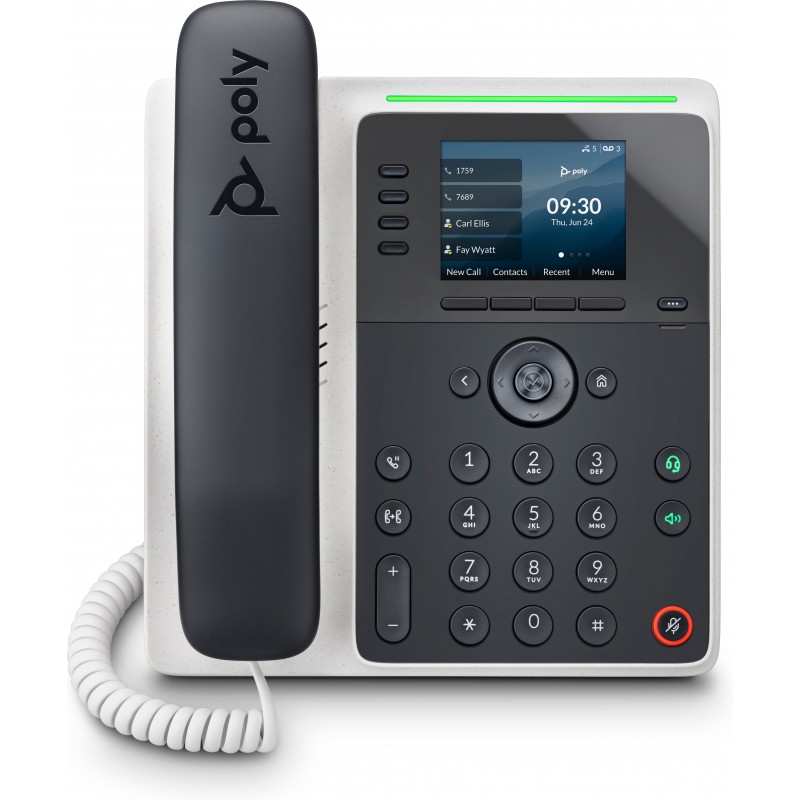 POLY Teléfono IP Edge E220 y habilitado para alimentación a través de Ethernet (PoE) 82M87AA