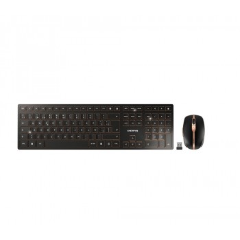 CHERRY DW 9100 SLIM RF Wireless + Bluetooth QWERTY Español Negro JD-9100ES-2