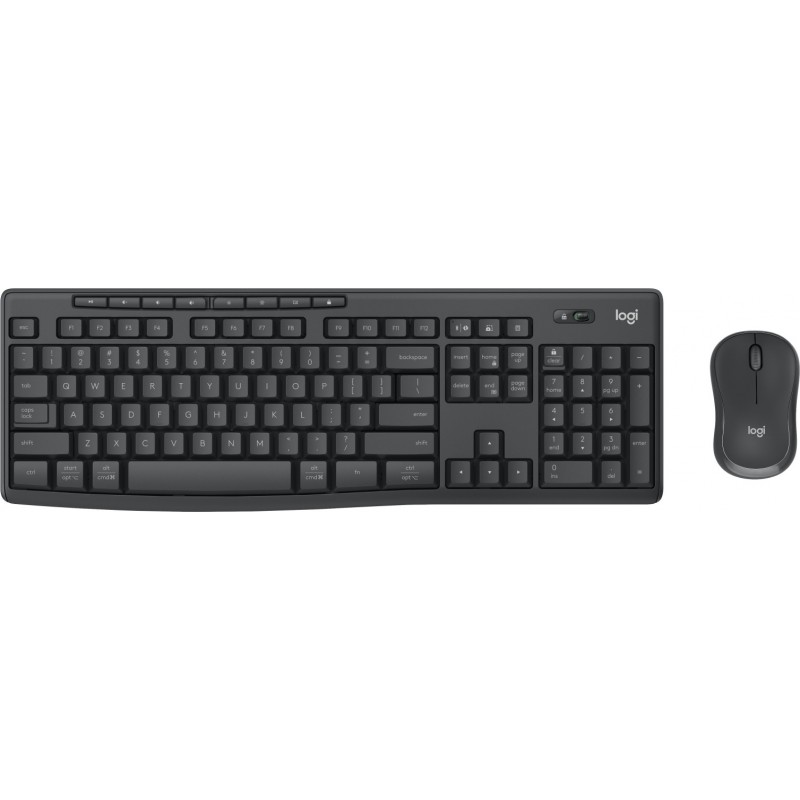 Logitech MK370 QWERTY Español Grafito 920-012071