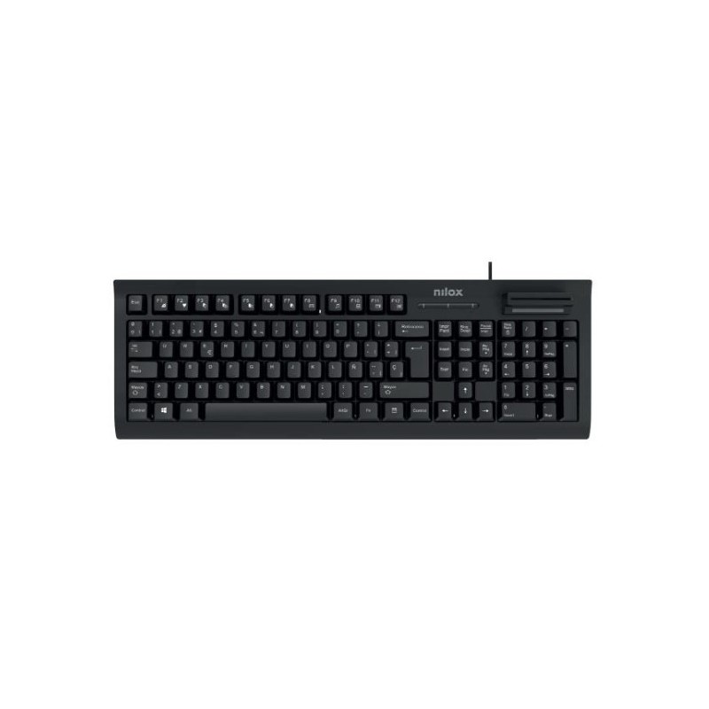Nilox Teclado con lector DNI-e y SmartCard- Layout Español NXKIRE0001