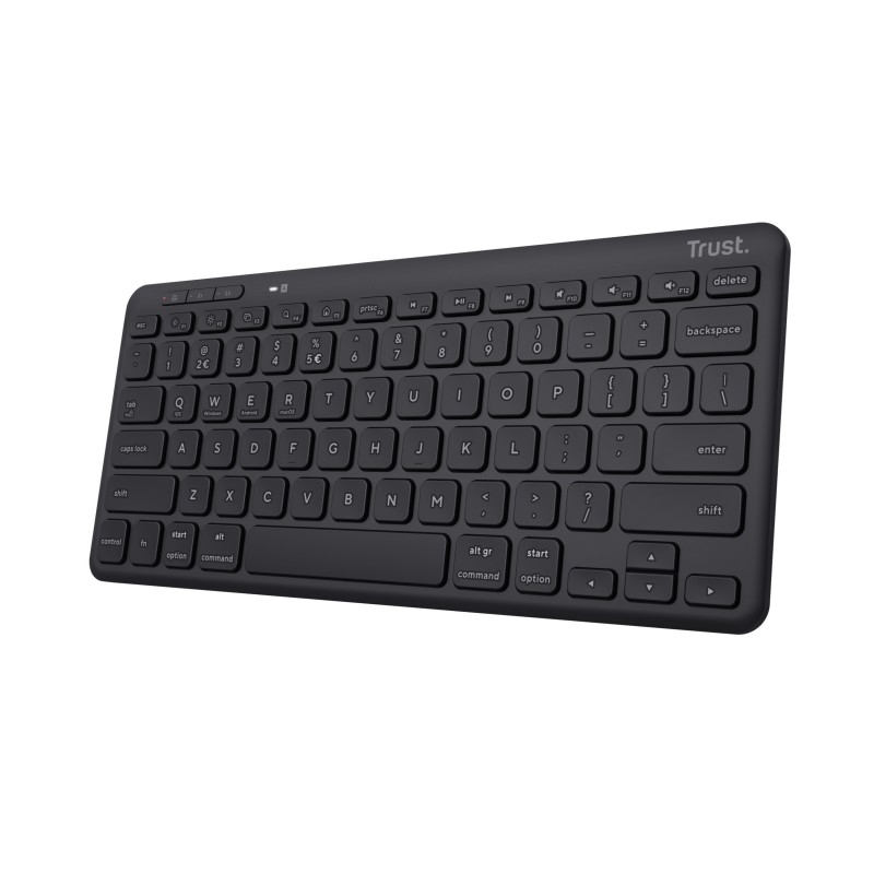 Trust Lyra teclado Oficina USB + RF Wireless + Bluetooth QWERTY Español Negro TRUST25059