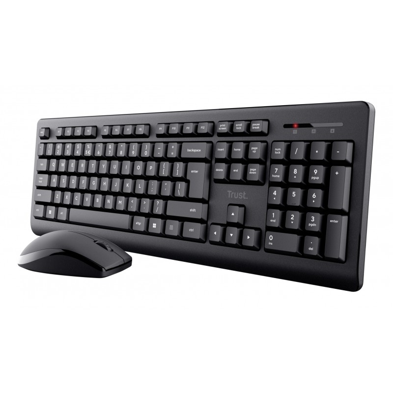 Trust Primo teclado Ratón incluido Oficina RF inalámbrico QWERTY Español Negro TRUST25433