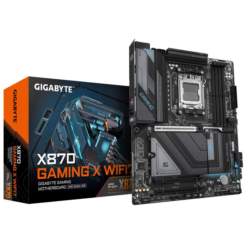 GIGABYTE X870 GAMING X WIFI7 - Socket AM5 - ATX - AMD X870 9MX87GX7-00-10