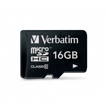 Verbatim Premium 16GB MicroSDHC  - Clase 10 44010