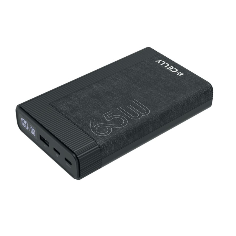 Celly PBPD65W20EVOBK Negro - 20000 mAh
