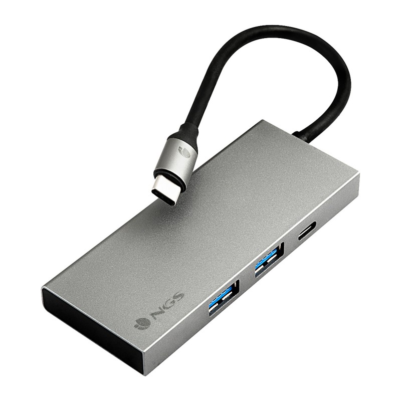 NGS WONDER DOCK4 PRO Alámbrico USB 3.2 Gen 1 (3.1 Gen 1) Type-C Aluminio WONDERDOCK4PRO