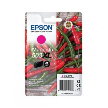 Epson 503XL cartucho de tinta 1 pieza(s) Original Alto rendimiento (XL) Magenta C13T09R34010