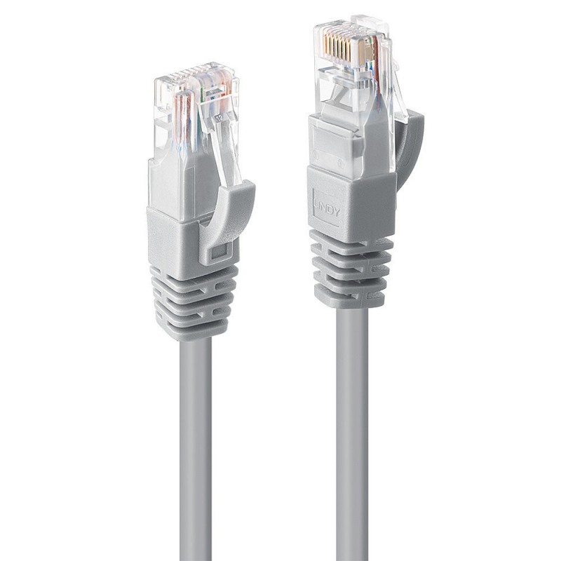 Lindy 48006 cable de red Gris 7,5 m Cat6 U UTP (UTP) 48006L