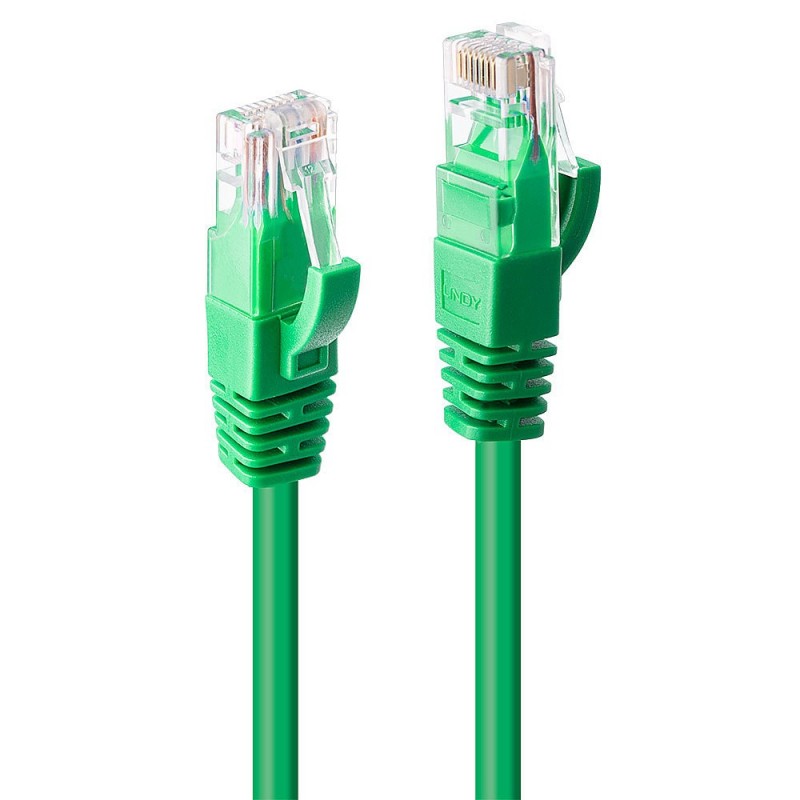Lindy 48046 cable de red Verde 0,5 m Cat6 U UTP (UTP)