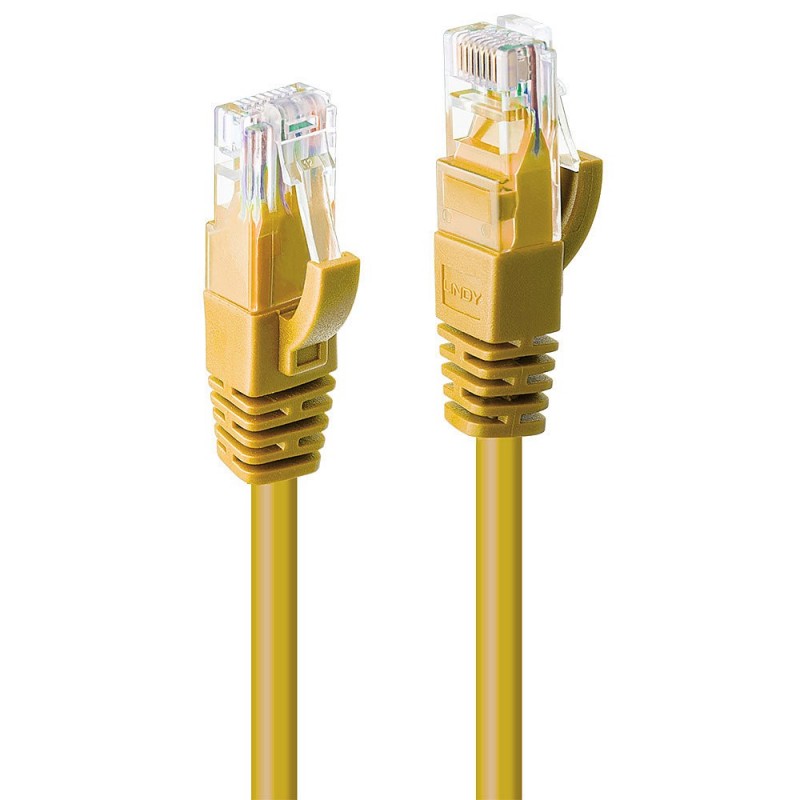 Lindy 48061 cable de red Amarillo 0,5 m Cat6 U UTP (UTP)