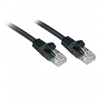 Lindy Rj45 Rj45 Cat6 3m cable de red Negro U UTP (UTP) 48194