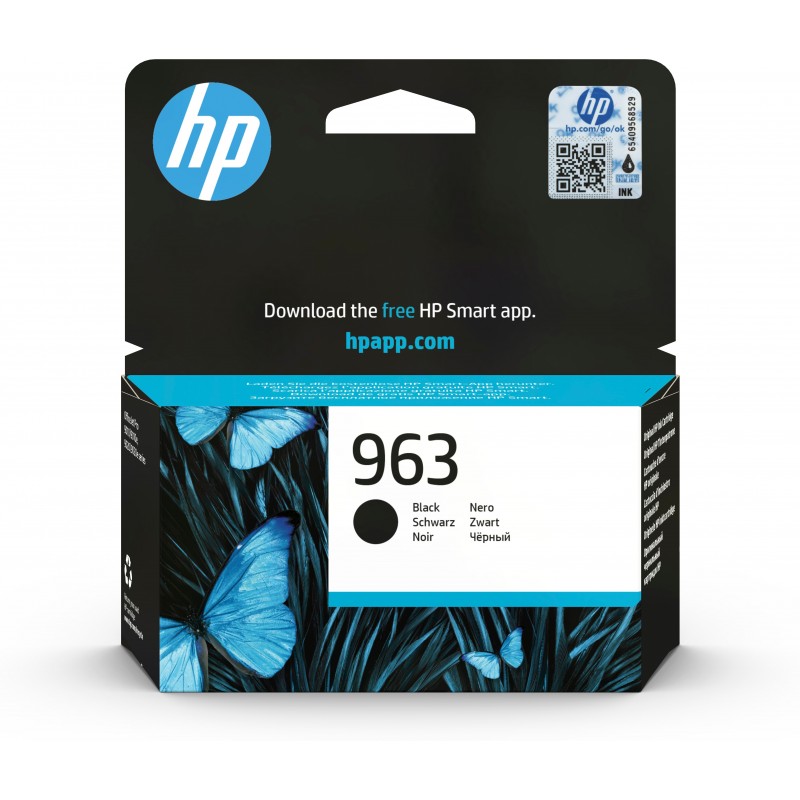 HP Cartucho de tinta Original 963 negro 3JA26AEBGX