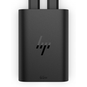 HP Cargador para portátil de con USB-C GaN de 65 W 600Q8AA