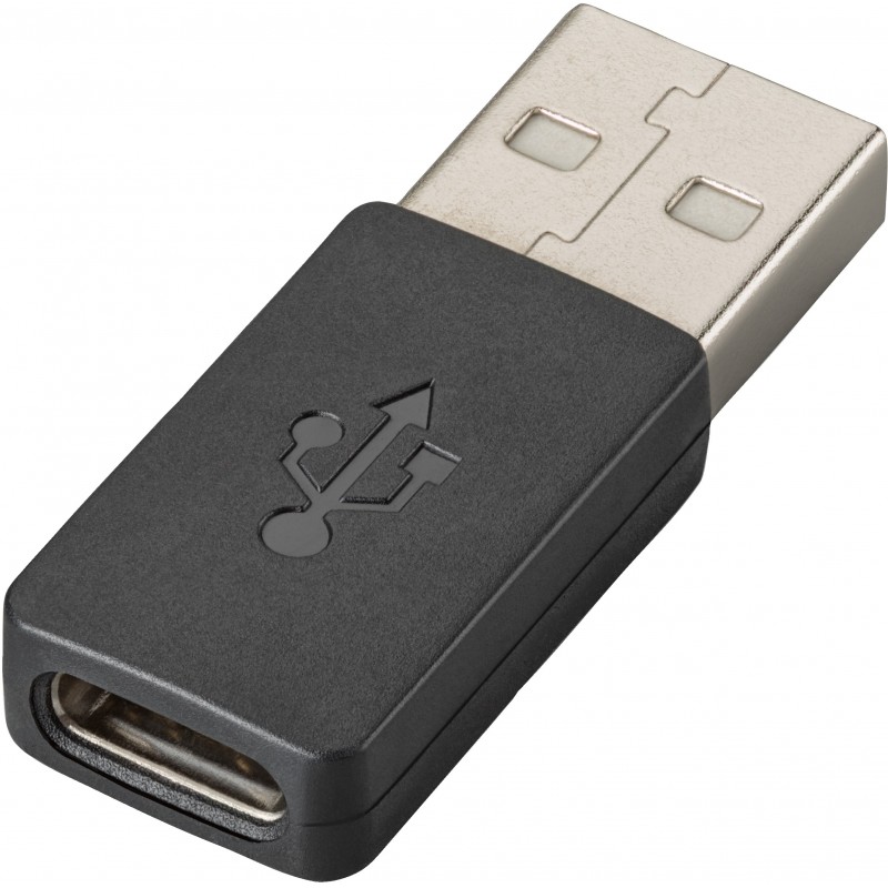 POLY Adaptador de USB-A a USB-C 85Q48AA