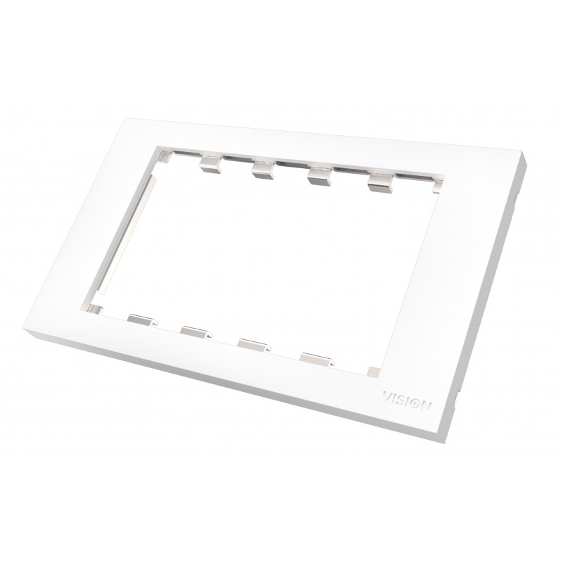 Vision TC3 SURR2G placa de pared y cubierta de interruptor Blanco