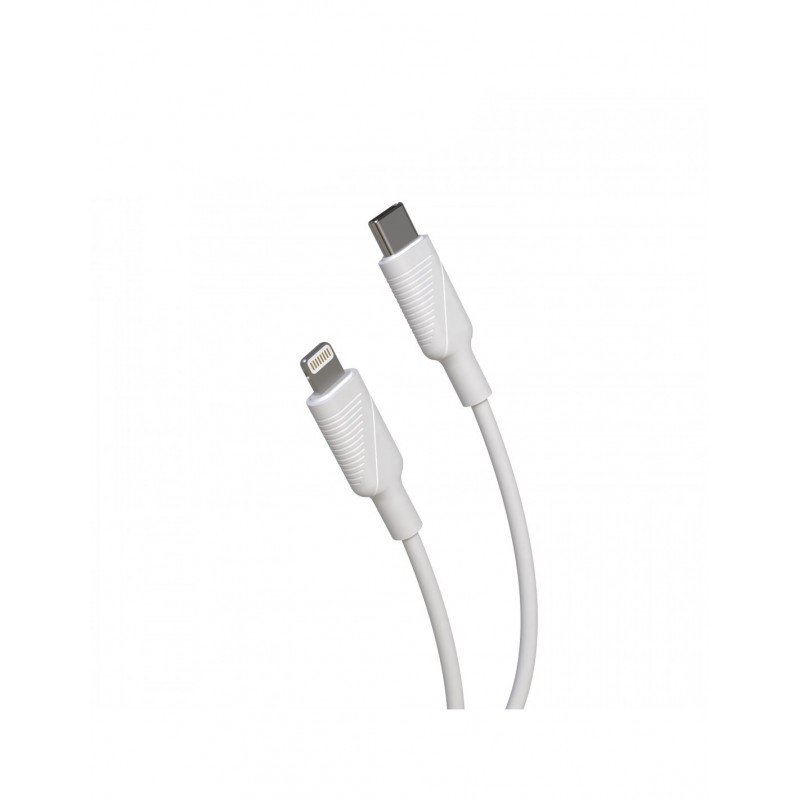 Muvit MCUSC0006 cable de conector Lightning 1,2 m Blanco
