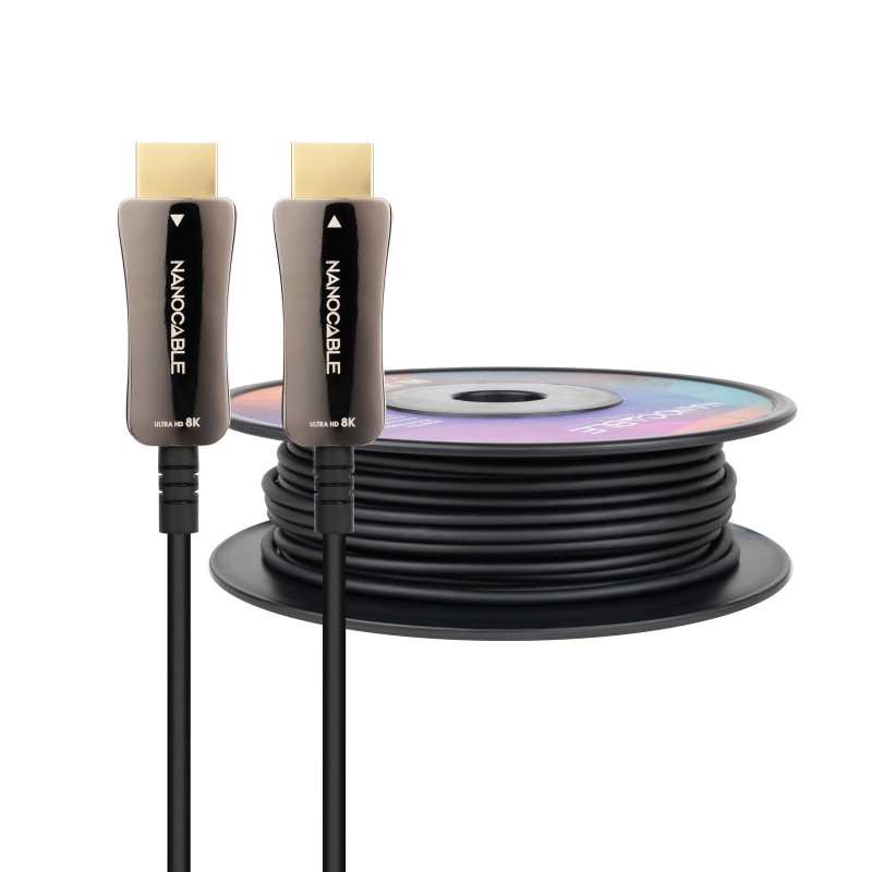 Cable HDMI 2.1 AOC 8K Nanocable 10.15.2140  HDMI Macho - HDMI Macho  40m  Negro