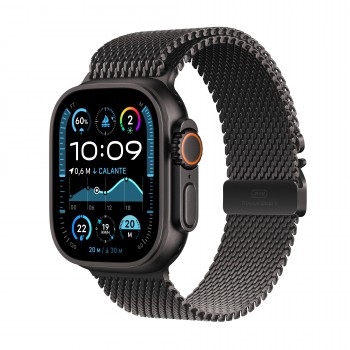 Apple Watch Ultra 2 OLED 49 mm Digital 410 x 502 Pixeles Pantalla táctil 4G Negro Wifi GPS (satélite MX4W3TY A