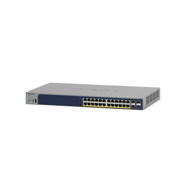 NETGEAR GS728TPP Gestionado L2 L3 L4 Gigabit Ethernet (10 100 1000) Energía sobre Ethernet (PoE) Gri GS728TPP-300EUS