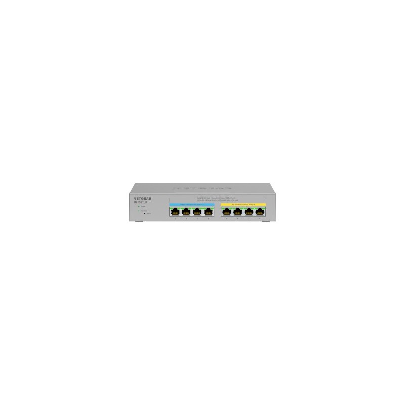 NETGEAR MS108TUP No administrado L2 2.5G Ethernet (100 1000 2500) Energía sobre Ethernet (PoE) Gris MS108TUP-100EUS