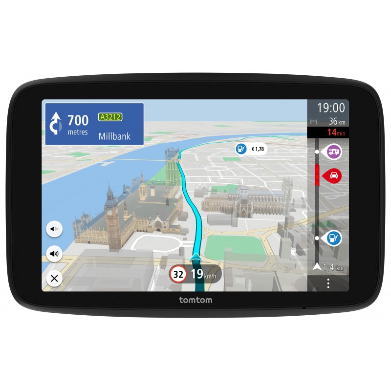 TomTom GO Camper Max navegador Fijo 17,8 cm (7") Pantalla táctil 400 g Negro 1YD7.002.30
