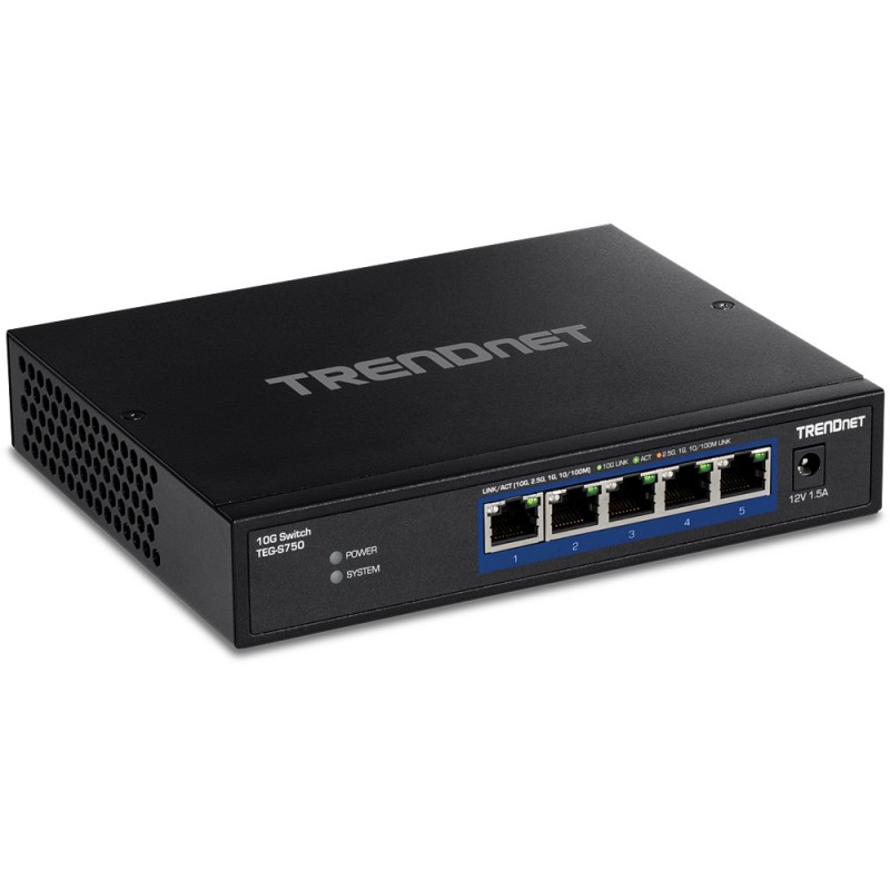 Trendnet TEG-S750 switch 10G Ethernet (100 1000 10000) Negro