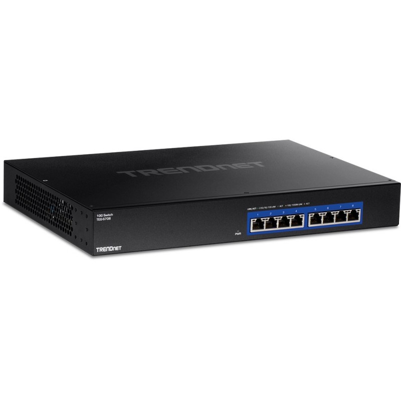 Trendnet TEG-S708 switch Negro