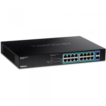 Trendnet TPE-TG182 switch Gigabit Ethernet (10 100 1000) Energía sobre Ethernet (PoE) 1U Negro