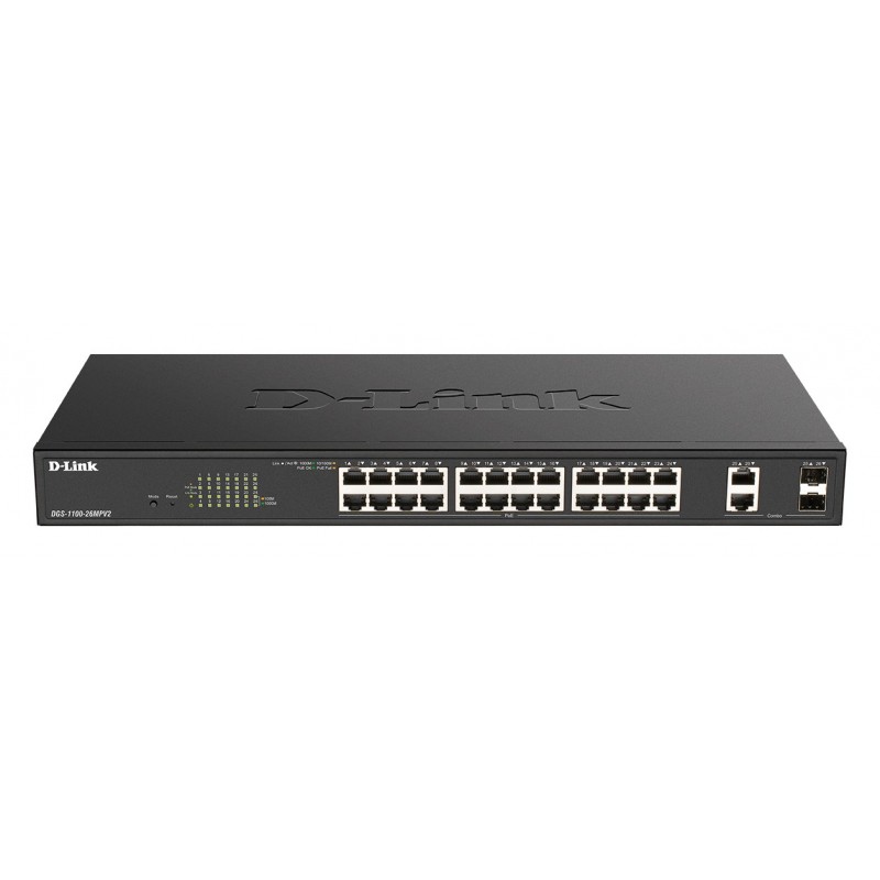 D-Link DGS-1100-26MPV2 E switch Gestionado L2 Gigabit Ethernet (10 100 1000) Energía sobre Ethernet 