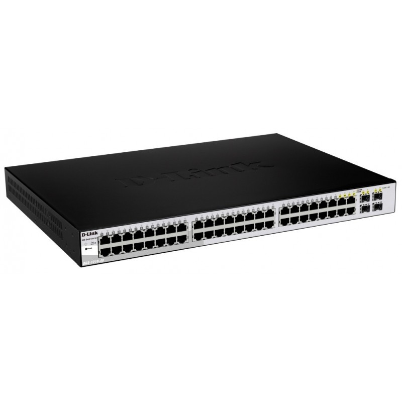 D-Link DGS-1210-48 switch Gestionado L2 Negro DGS-1210-48 E