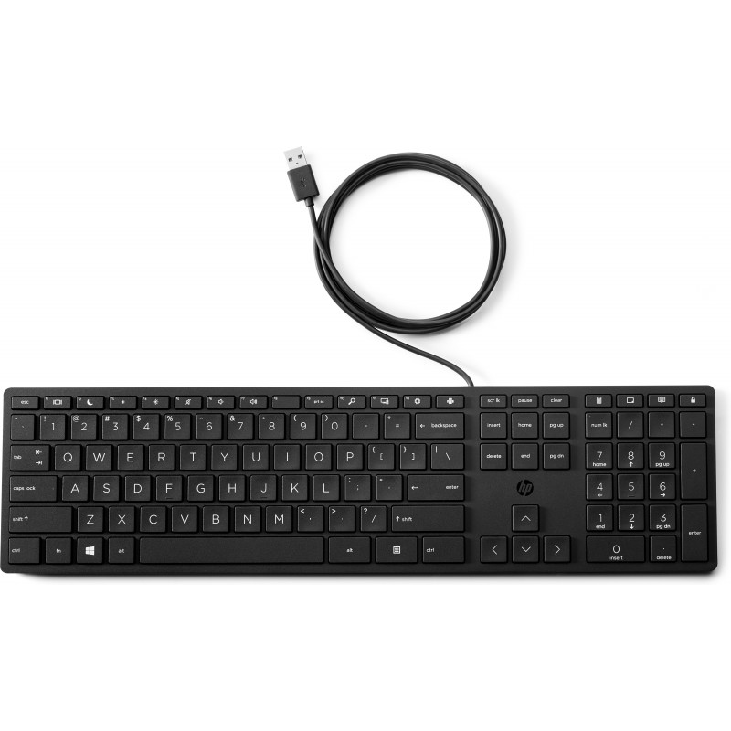 HP Teclado de sobremesa con cable 320K 9SR37AA