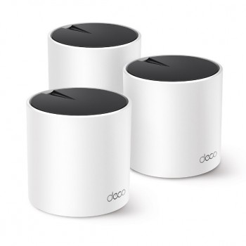 TP-Link AX3000 Doble banda (2,4 GHz   5 GHz) Wi-Fi 6 (802.11ax) Blanco 3 Interno DECO X55(3-PACK)