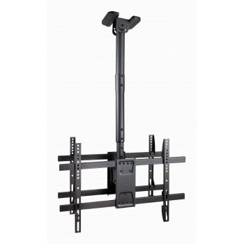 TooQ Soporte de Techo para 2 Pantallas 43"-86", Negro LPCE2286TSLI-B