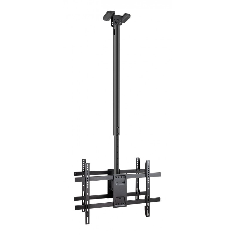 TooQ Soporte de Techo para 2 Pantallas 43"-86", Negro LPCE2286TSLI-XL-B