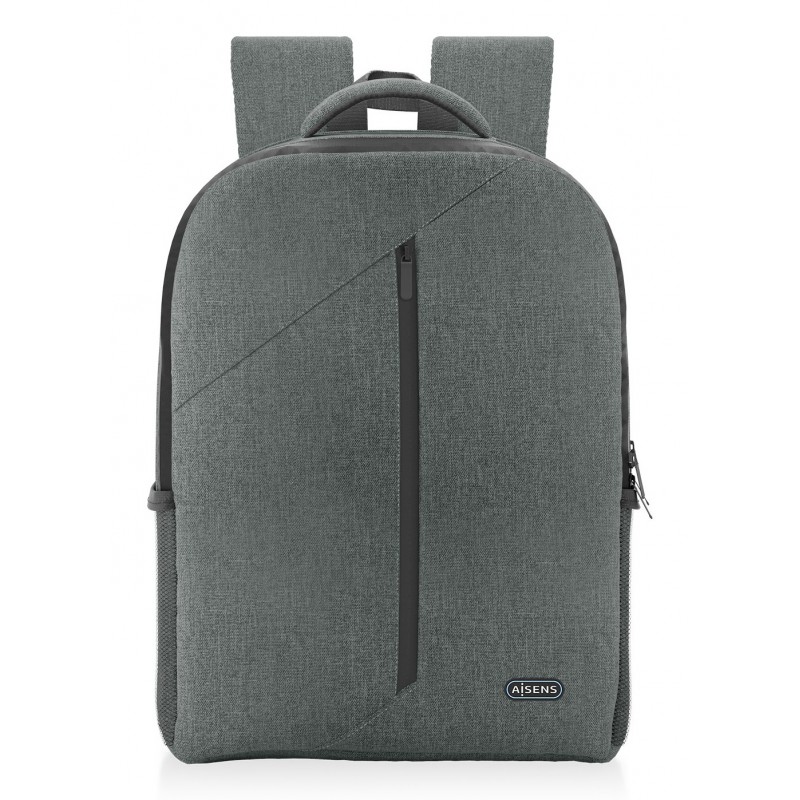 AISENS Mochila premium para portátil 15.6, Gris ASBG-BP084-GR
