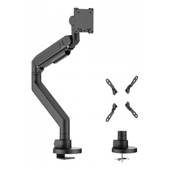 AISENS Soporte de mesa pro contrapeso giratorio e inclinable para monitor TV 27kg (3 pivotes, 1 braz DT57TSR-307